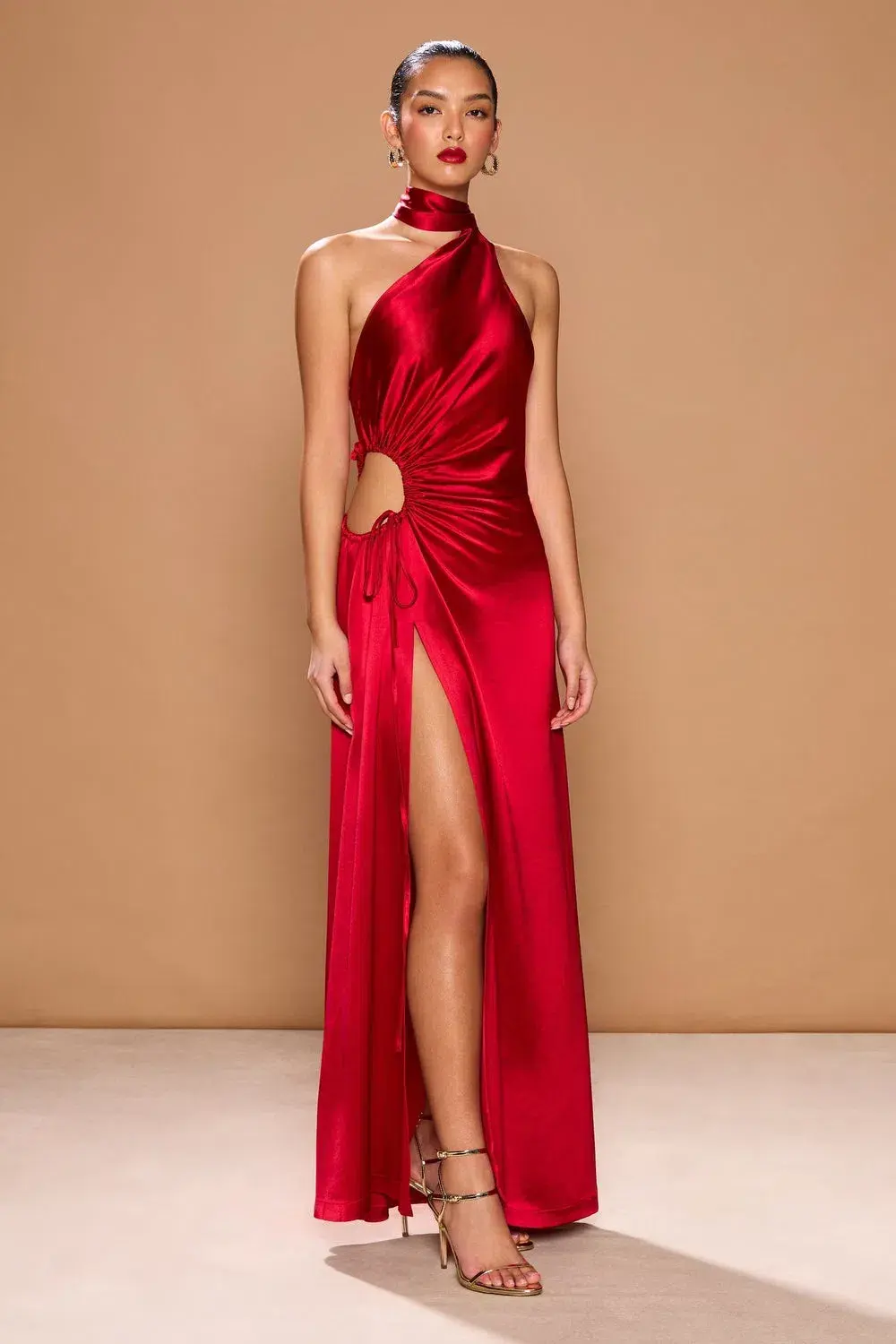 Sonya Moda Alia Dress in Sorrento Red Size 14 for rent on The Volte - main image