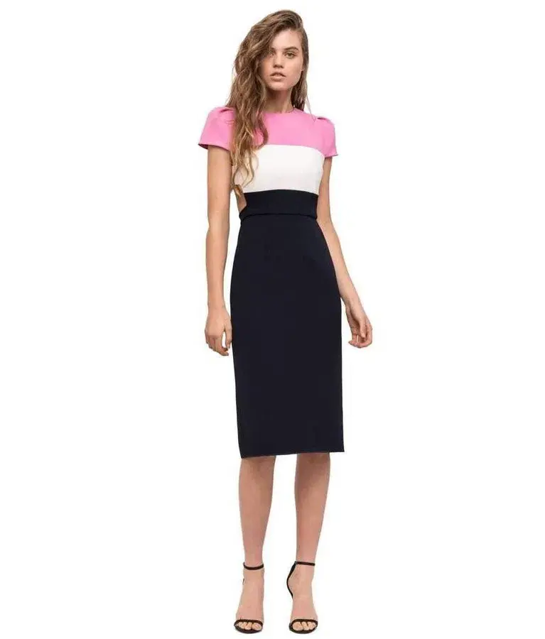 Yeojin Bad Luna Midi Dress Multi Size 8 - Image 1