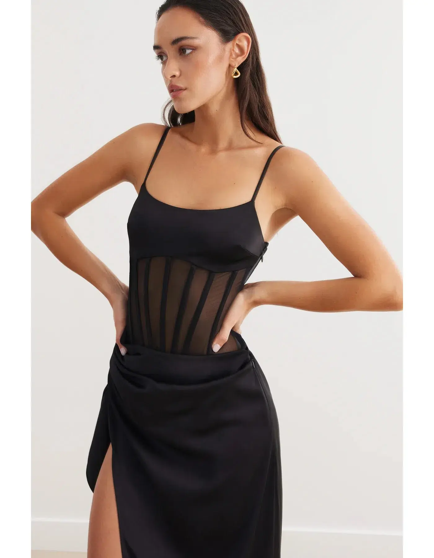 Lexi Estelle Dress Black Size 8 - Image 2
