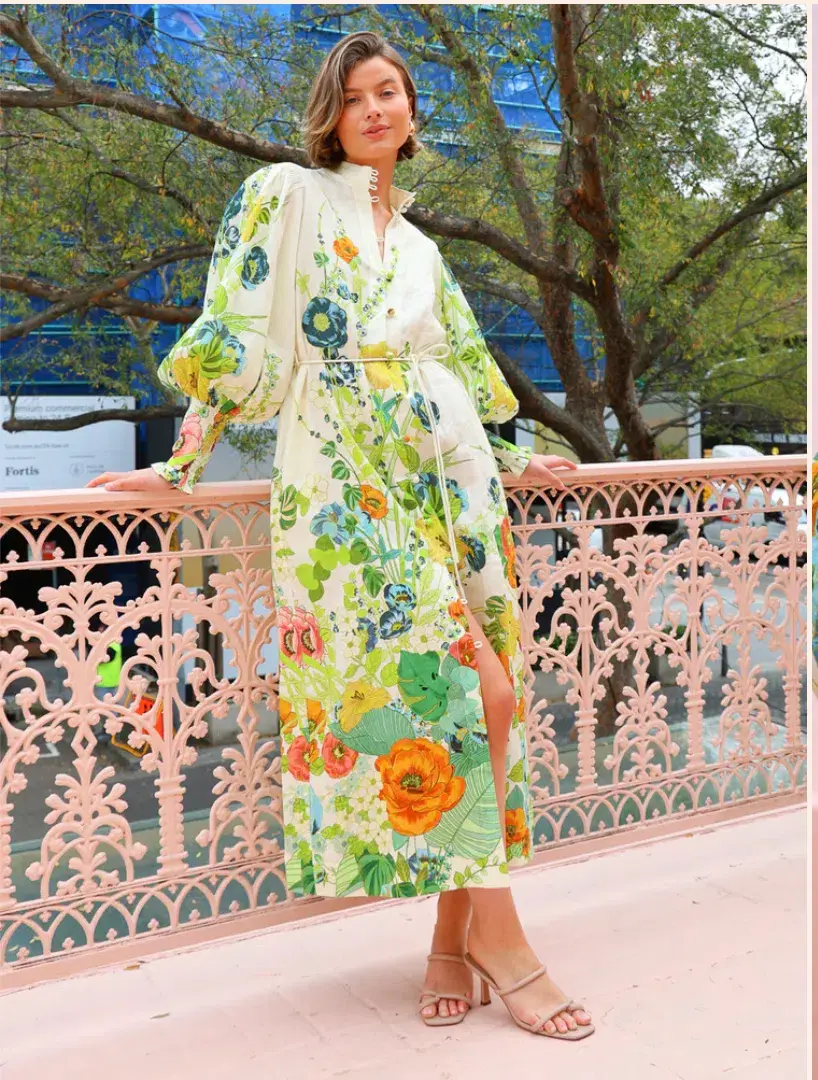 Alemais Constance Shirtdress Multi Size 14 - Image 2