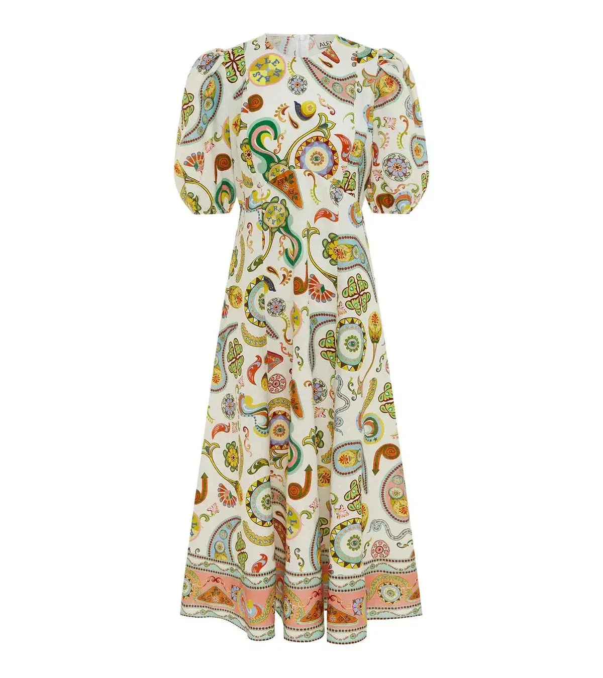 Alemais Arcade Midi Dress Print Size 12 - Image 3