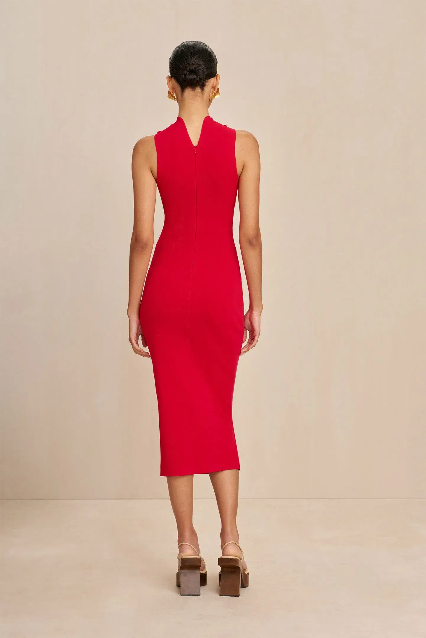 Cult Gaia Cristos Knit Dress In Lollipop Size 6  - Image 4