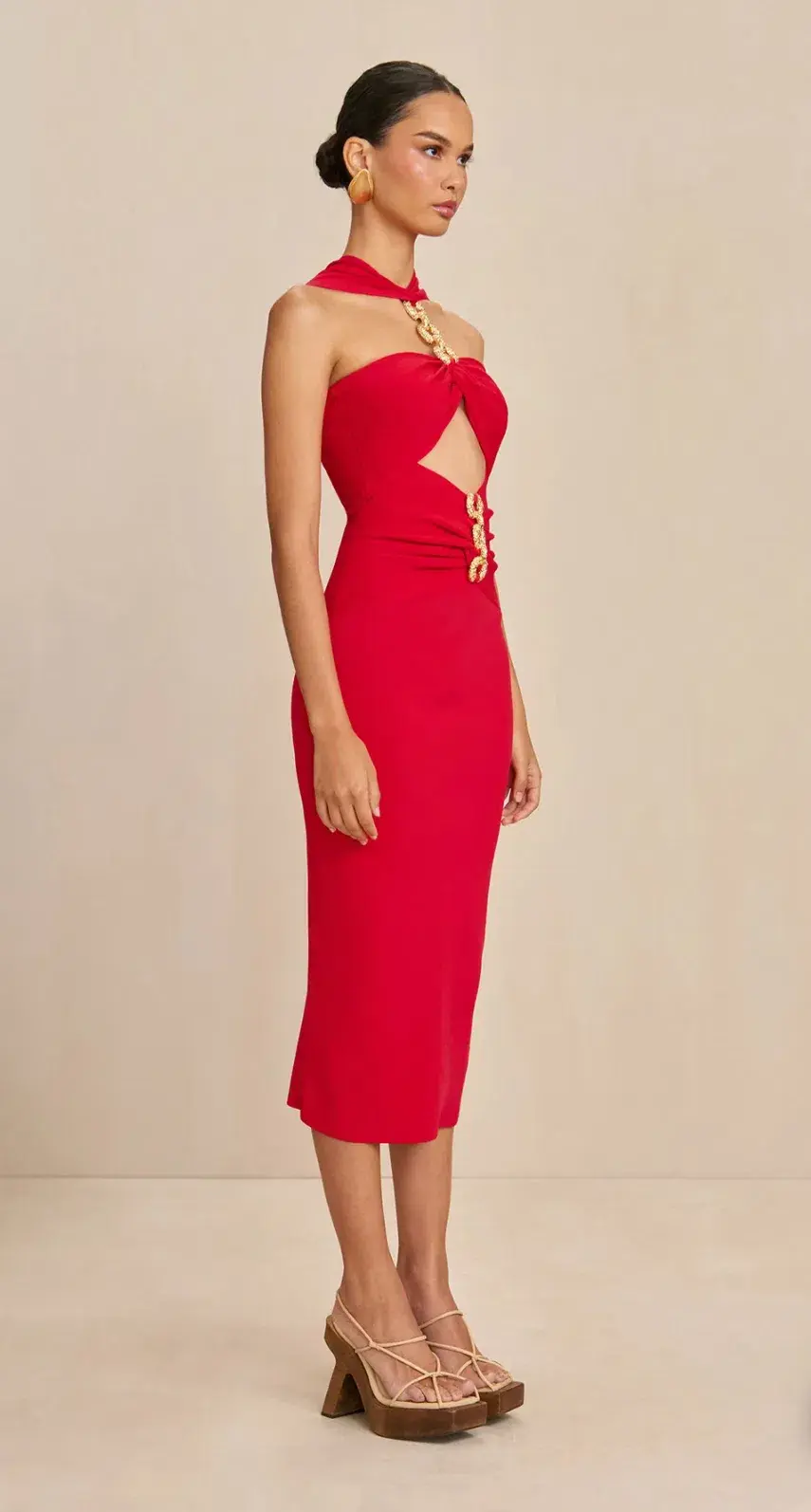 Cult Gaia Cristos Knit Dress In Lollipop Size 6  - Image 3
