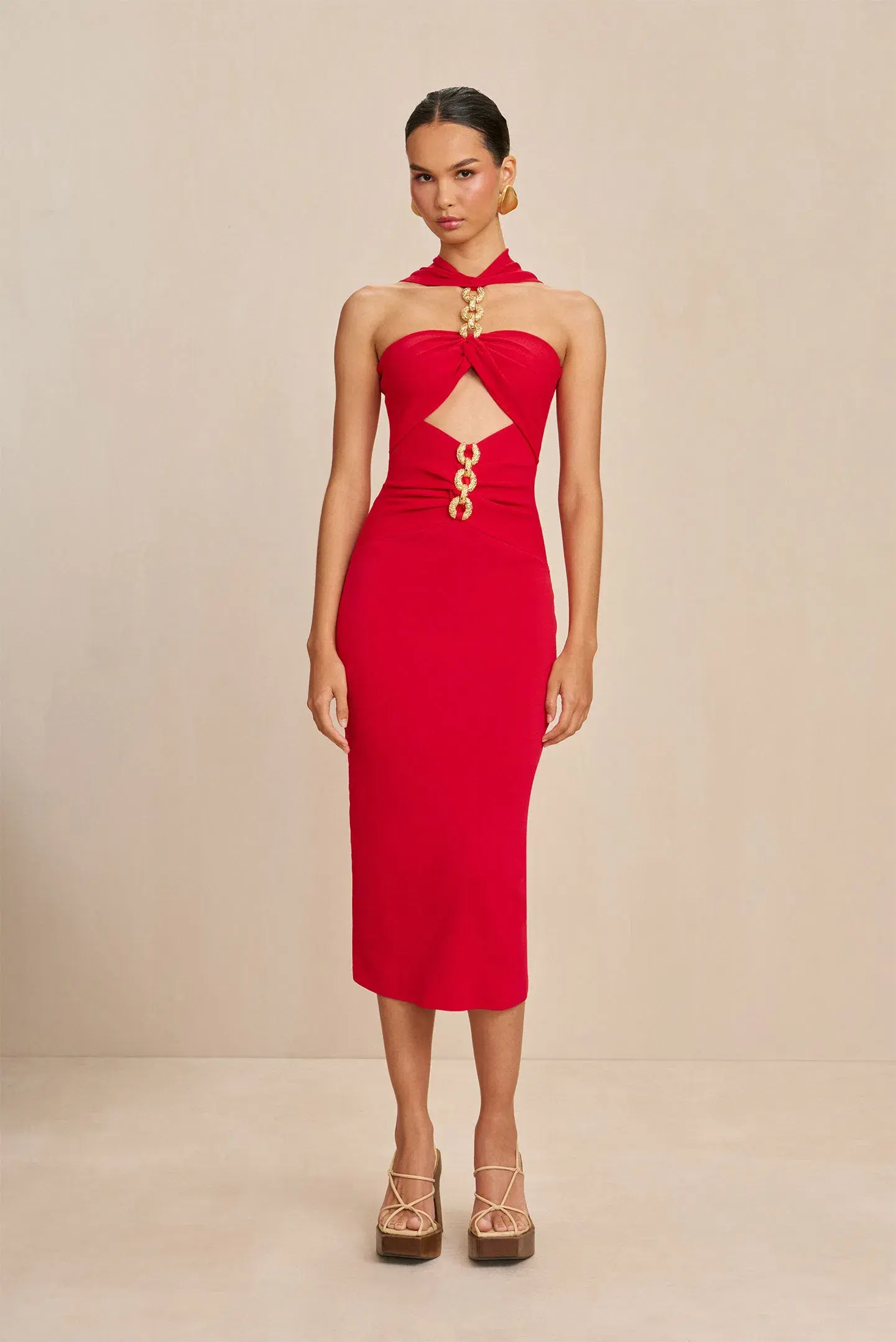 Cult Gaia Cristos Knit Dress In Lollipop Size 6  - Image 1