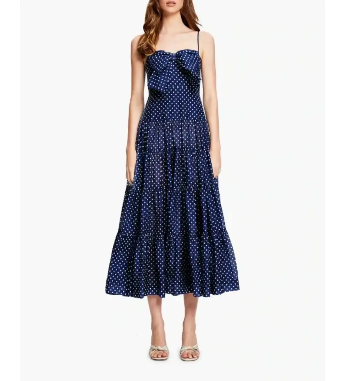 Alice McCall Last Song Midi Dress Blue Size 14 - Image 1