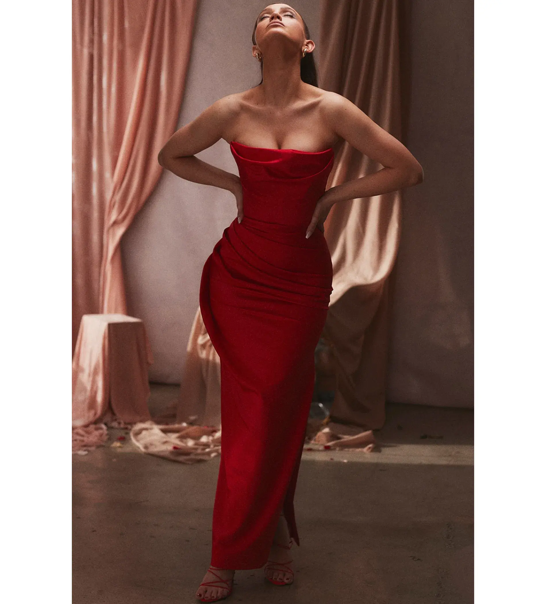 House of CB Adrienne Dress Red Size 6  - Image 1