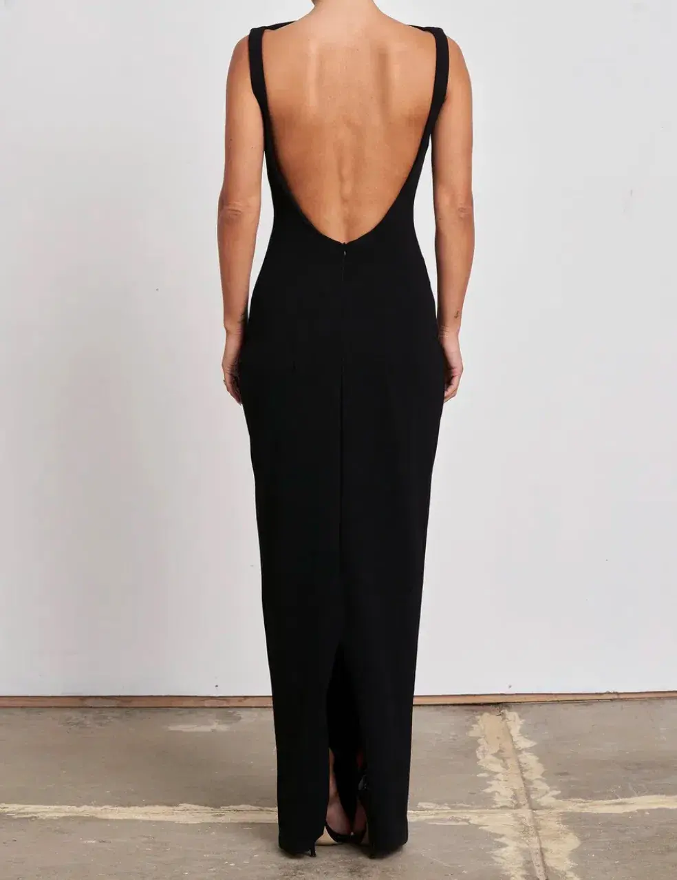 Effie Kats Verona Gown Black Size S / AU 8 for rent on The Volte - main image