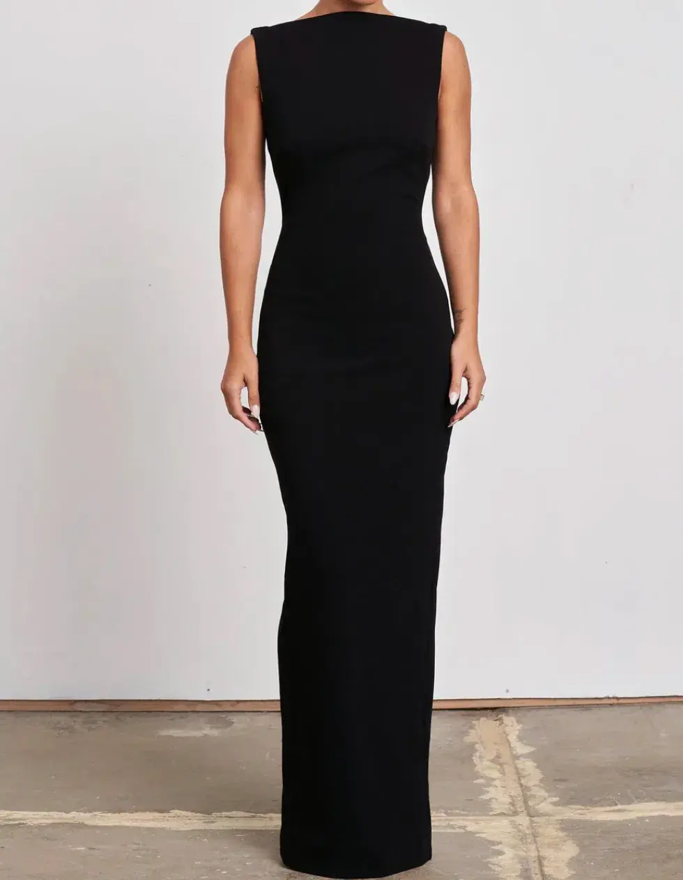Effie Kats Verona Gown Black Size S / AU 8 for rent on The Volte - main image