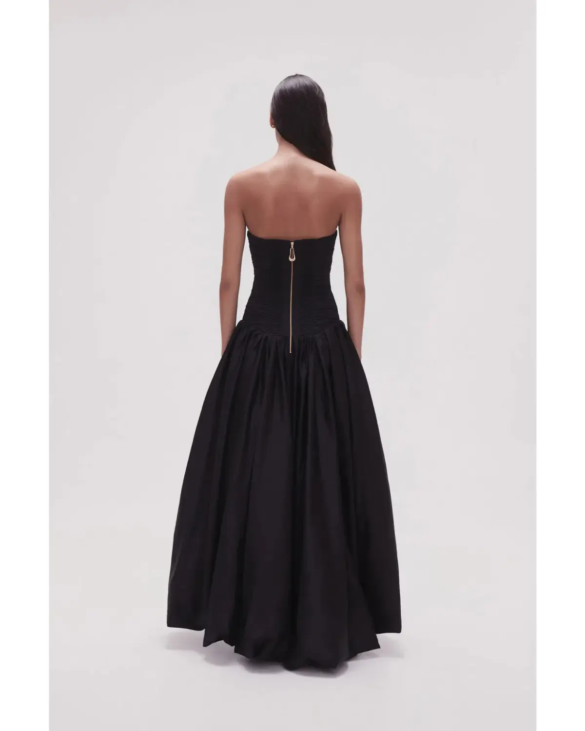 Aje Violette Bubble Hem Maxi Dress Black Size AU 4 - Image 2