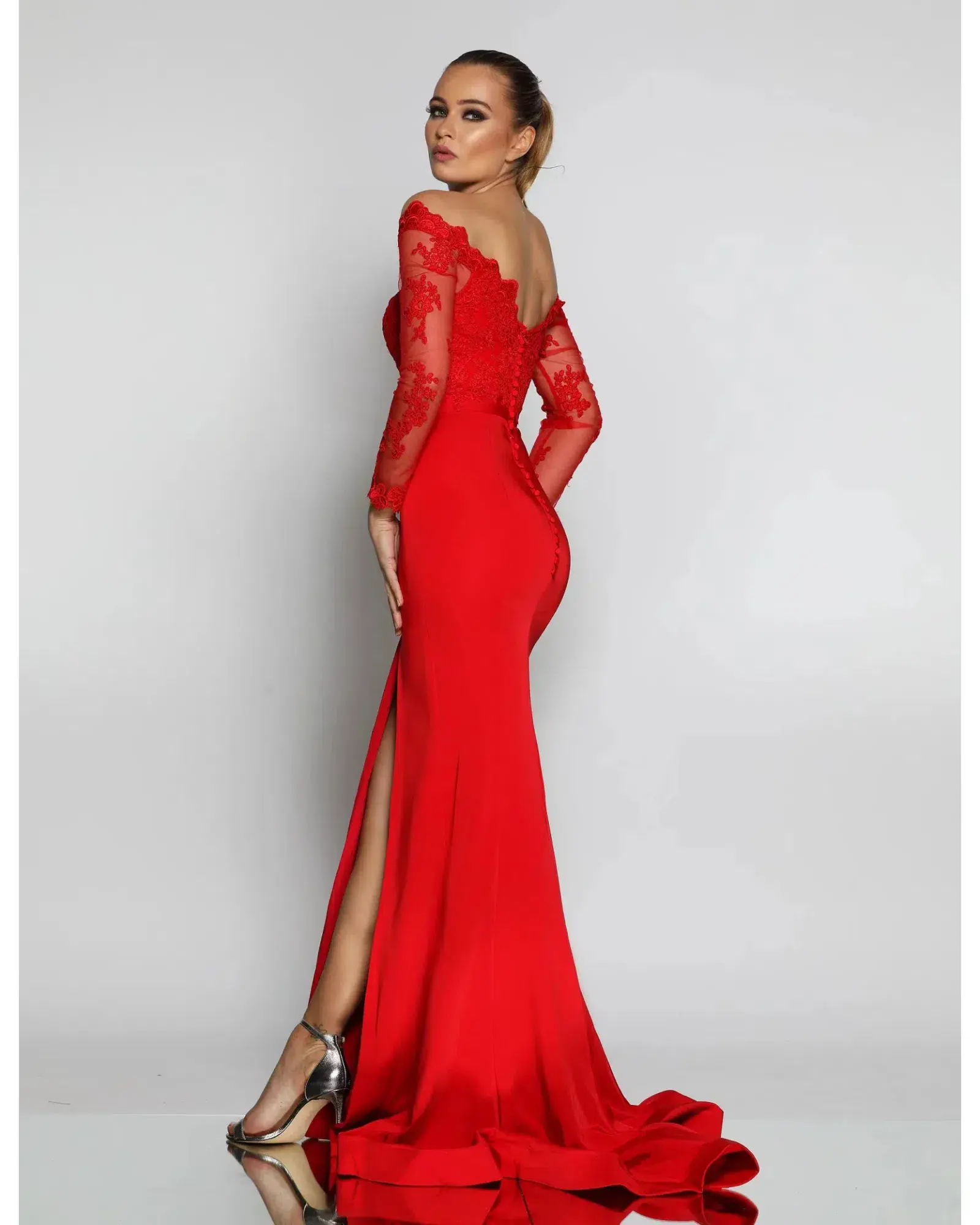 Jadore JX052 Gown Red Size AU 8 - Image 2