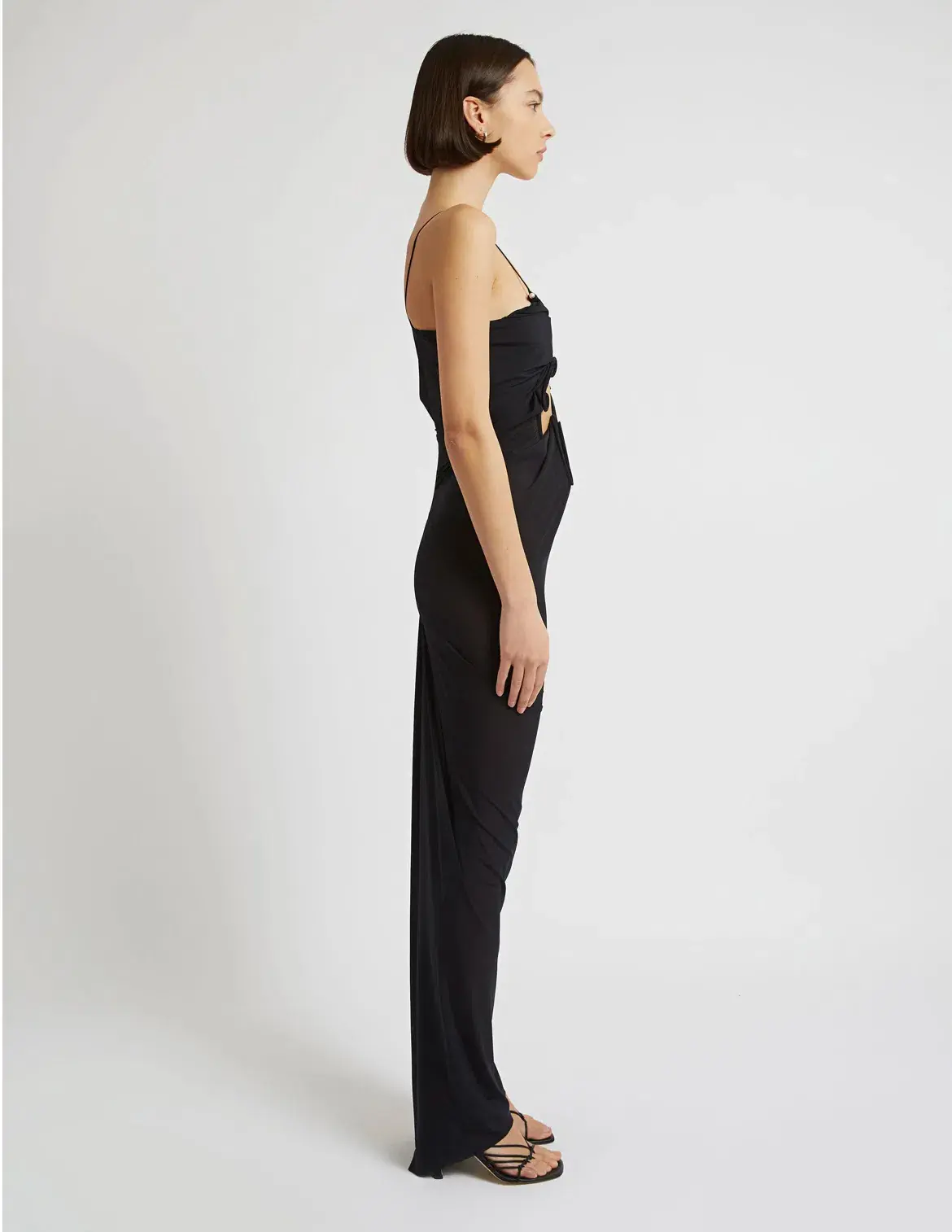 Christopher Esber Molded Venus Dress Black Size 6 - Image 4