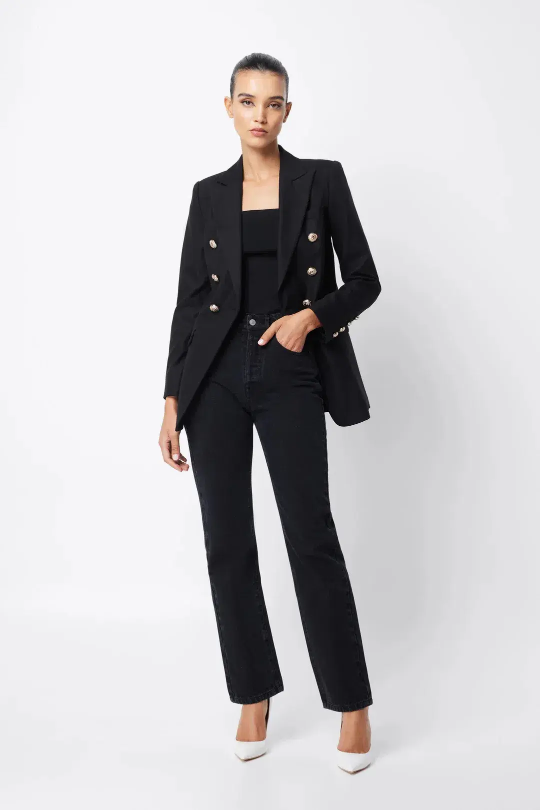 Mossman Signature Blazer Black Size AU 12 - Image 1