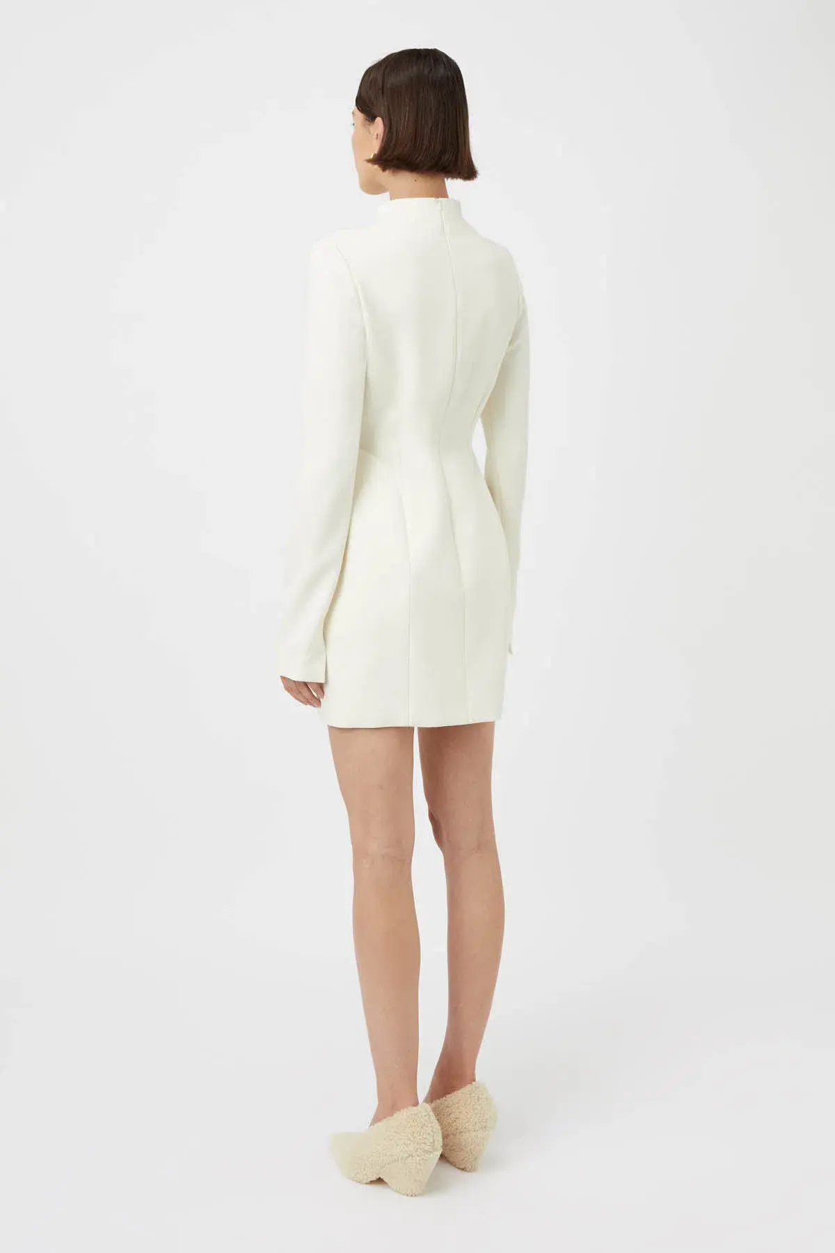 Camilla and Marc The Portico Mini Dress Cream Size 10  - Image 3