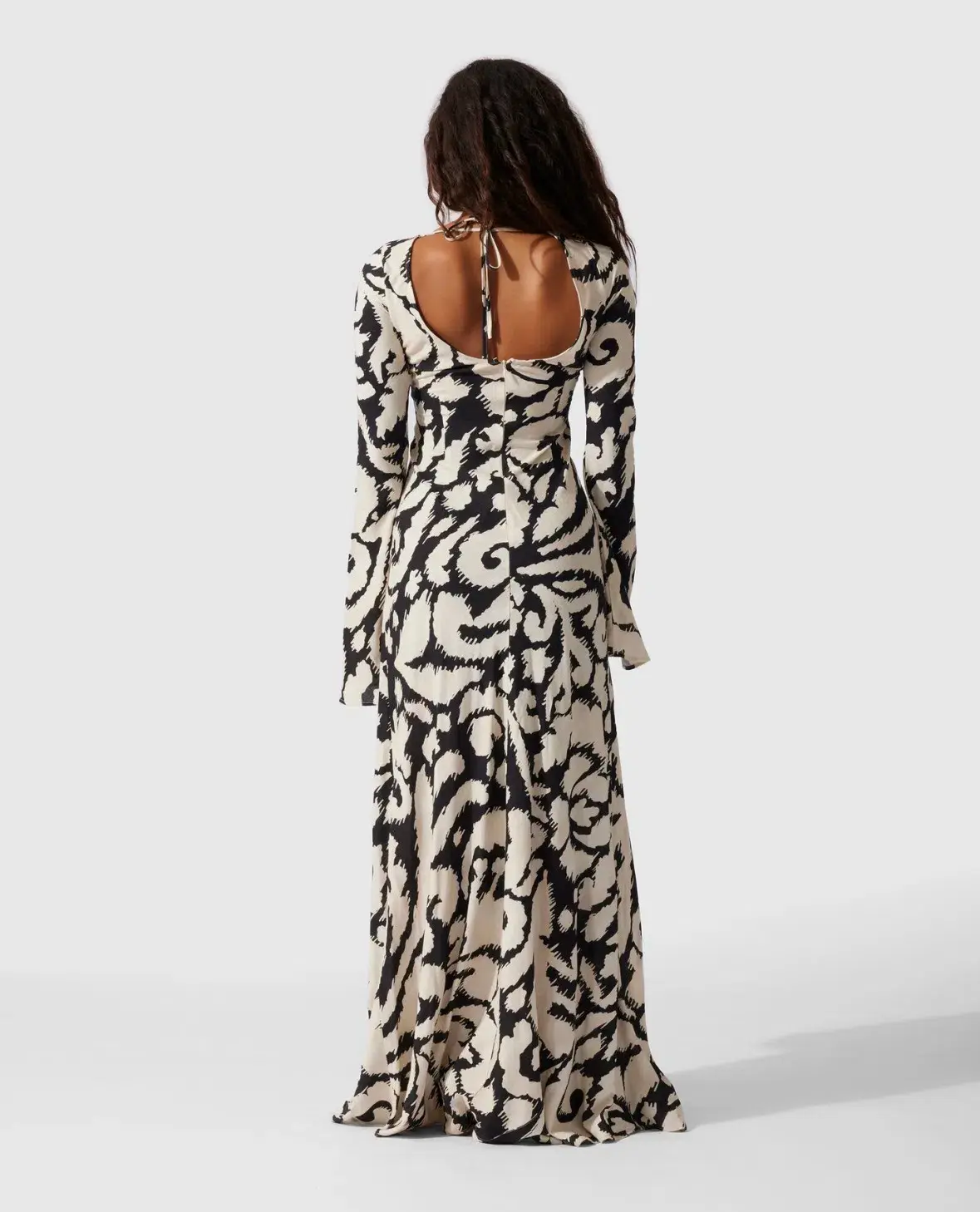 The Wolf Gang Santa Elena Maxi Dress Ikat Print Size 8 - Image 4