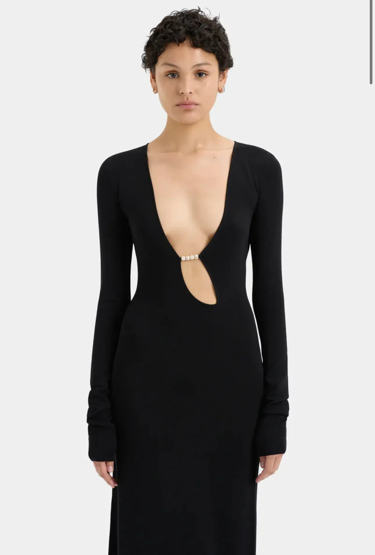 Sir The Label  Kinetic Beaded Maxi Dress Black Size 3 / Au 12 - Image 3