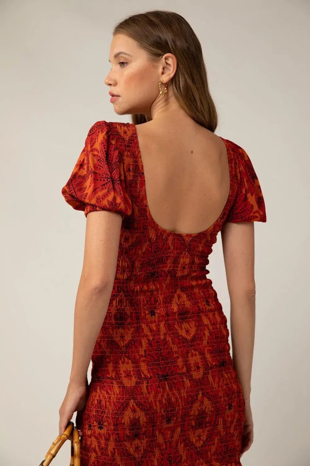 Rue Stiic Isabella Maxi Dress Red Size M/AU 10  - Image 3