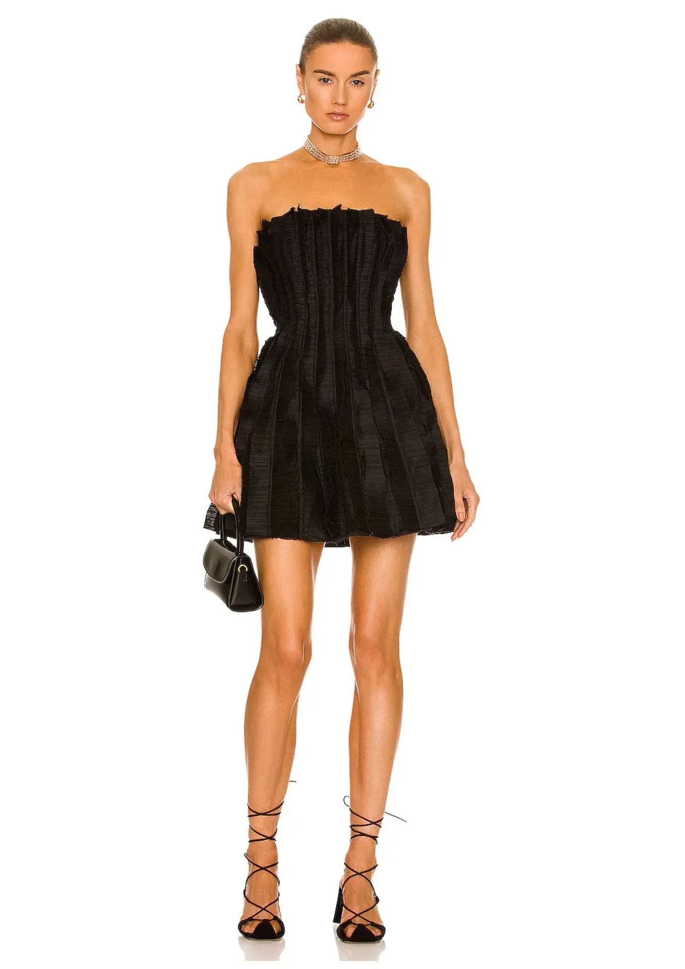 Aje Hybrid Sleeveless Mini Dress Black Size 10 - Image 1