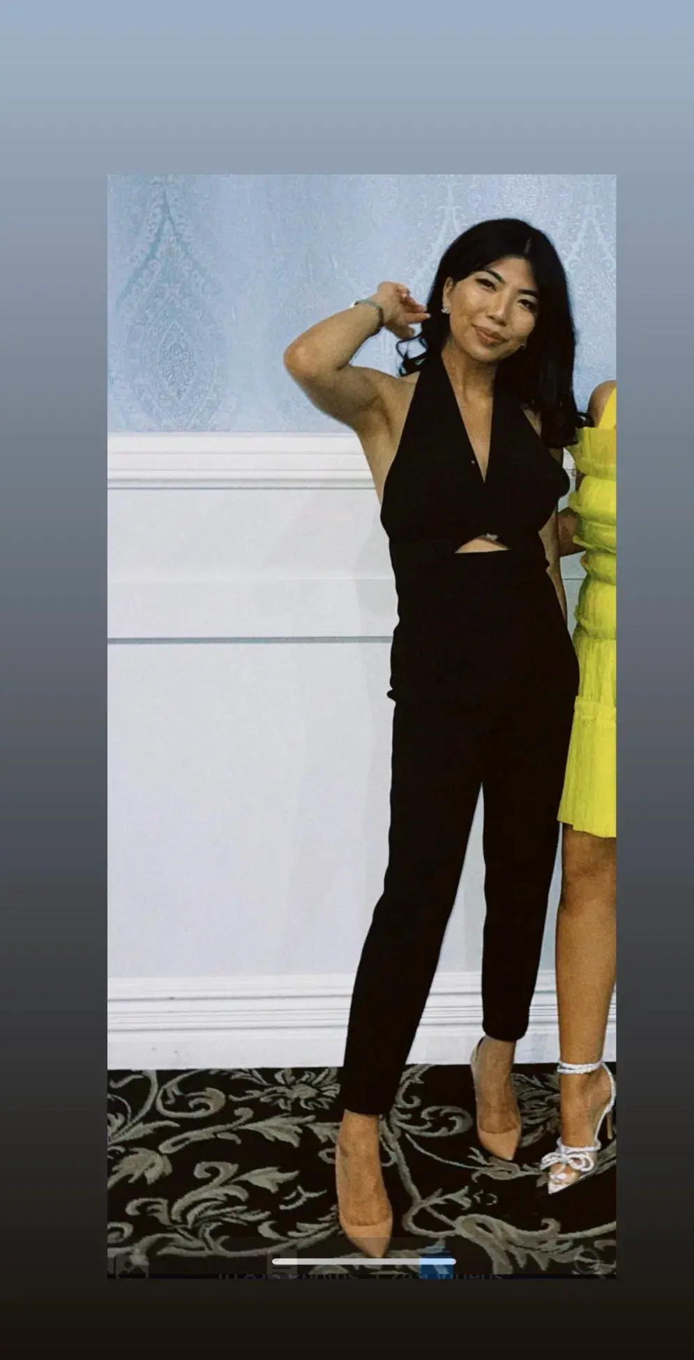 MISHA Anacita Jumpsuit in Black Size 8/S  - Image 1