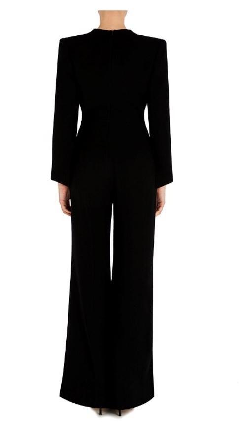 Carla Zampatti Onyx Military Precision Jumpsuit Black Size 12 - Image 2