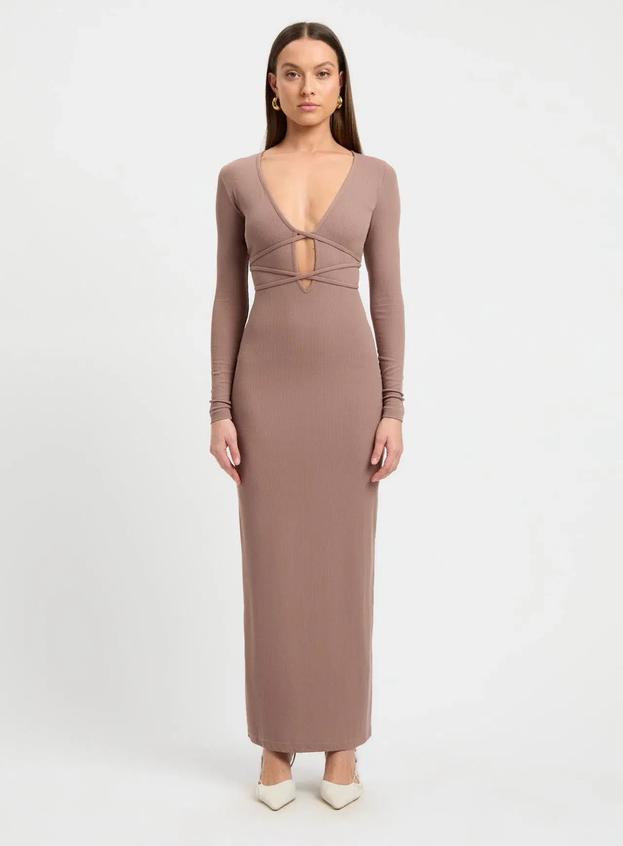 Kookai Sereya Maxi Dress Ginger Snap Size M / AU 10 - Image 1
