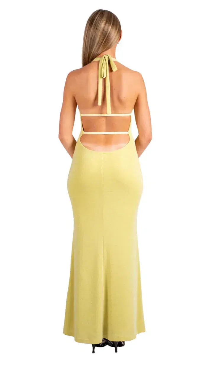 I Am Delilah Joselyn Maxi Dress Sun Yellow Size S / AU 8  for rent on The Volte - main image