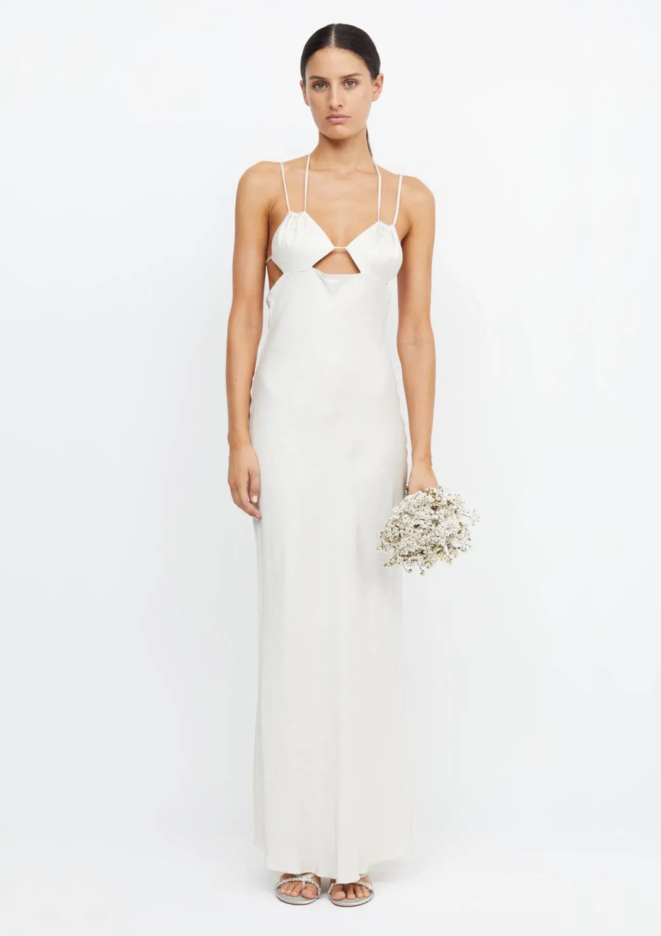 Bec & Bridge Adore Tie Maxi Dress Cream Size S / AU 8 - Image 1