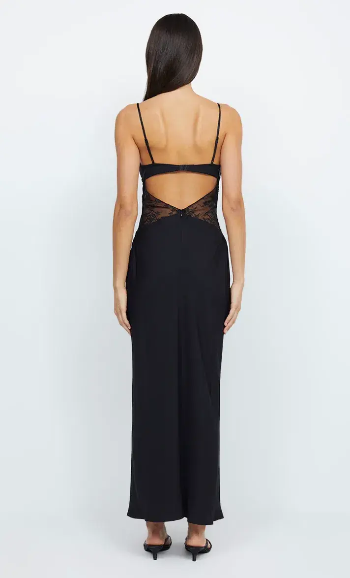 Bec & Bridge Nora Lace Maxi Dress Black Size M / AU 10 - Image 3