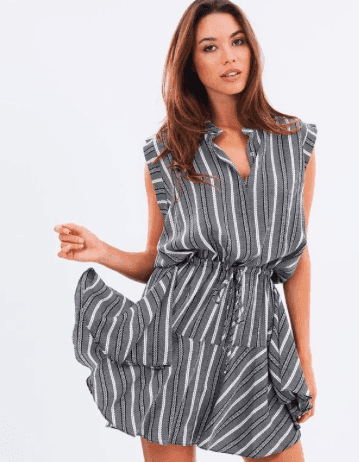 Shona Joy Phoenix Drawstring Dress for rent on The Volte - main image