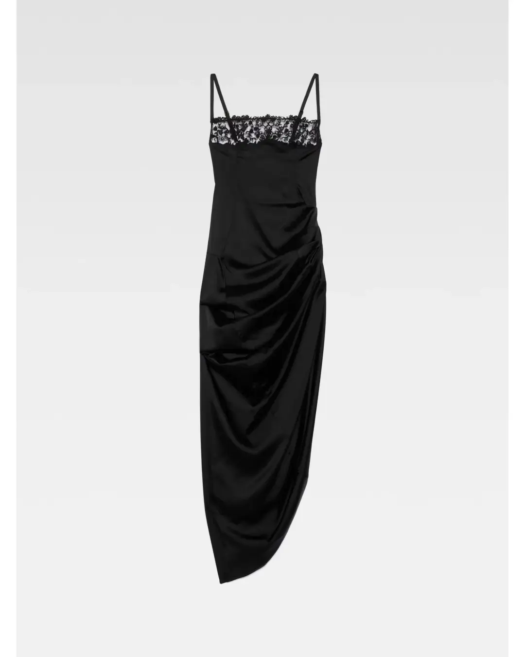 Jacquemus La Saudade longue brodée Dress Black Size AU 8 for rent on The Volte - main image