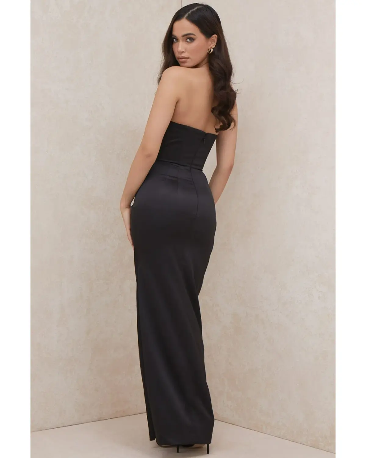 House of CB Adrienne Corset Maxi Dress in Black Size S / AU 8 - Image 3