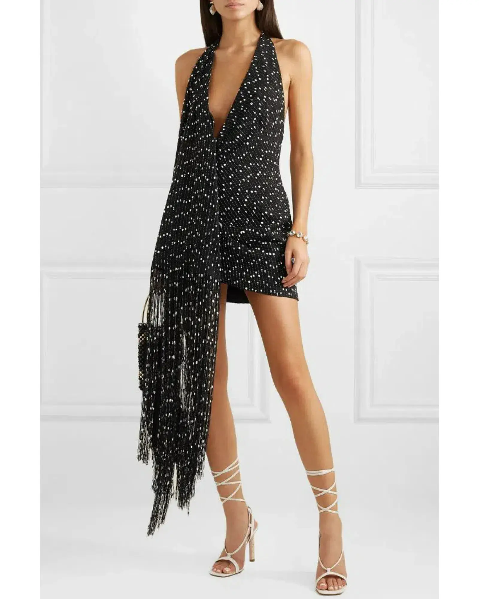 Jacquemus Valoria Mini Dress Black Size AU 8 - Image 1