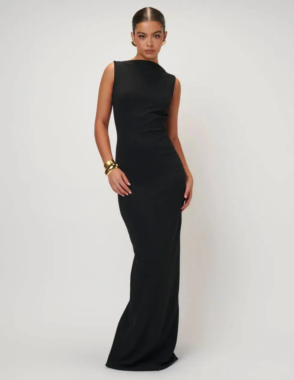 Effie Kats Verona Gown Black Size XS / AU 6 - Image 1