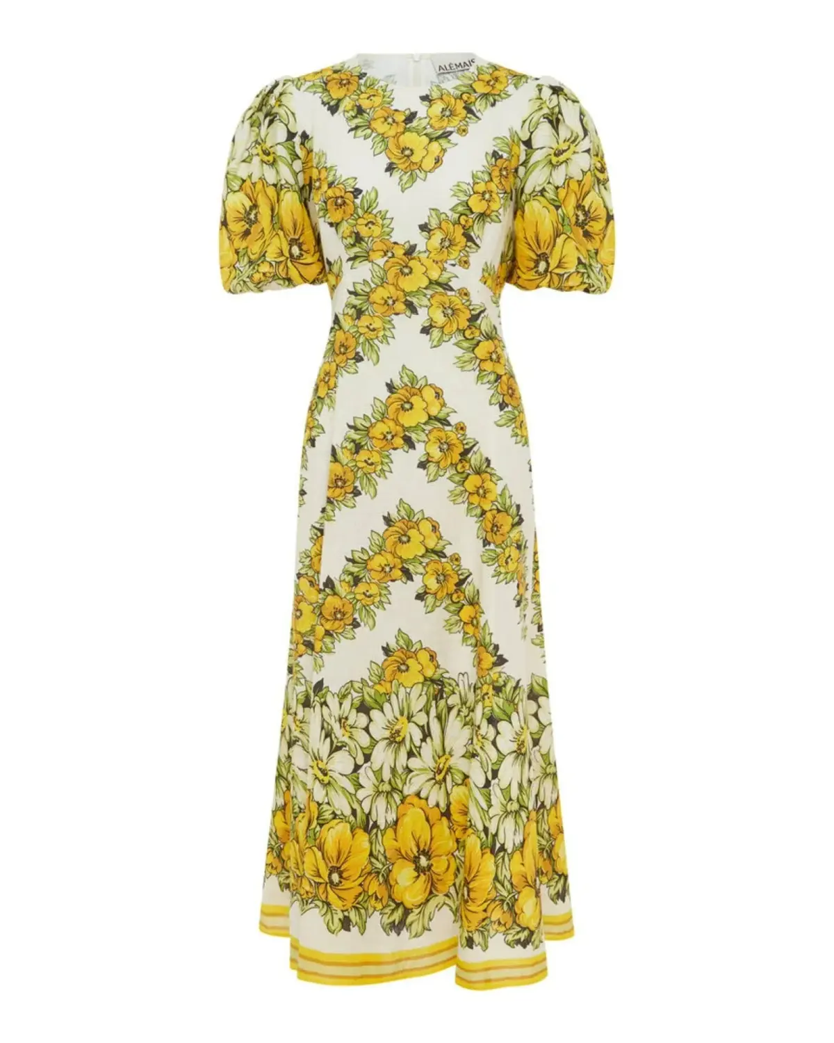 Alemais Gisela Midi Dress Print Size AU 8 - Image 4