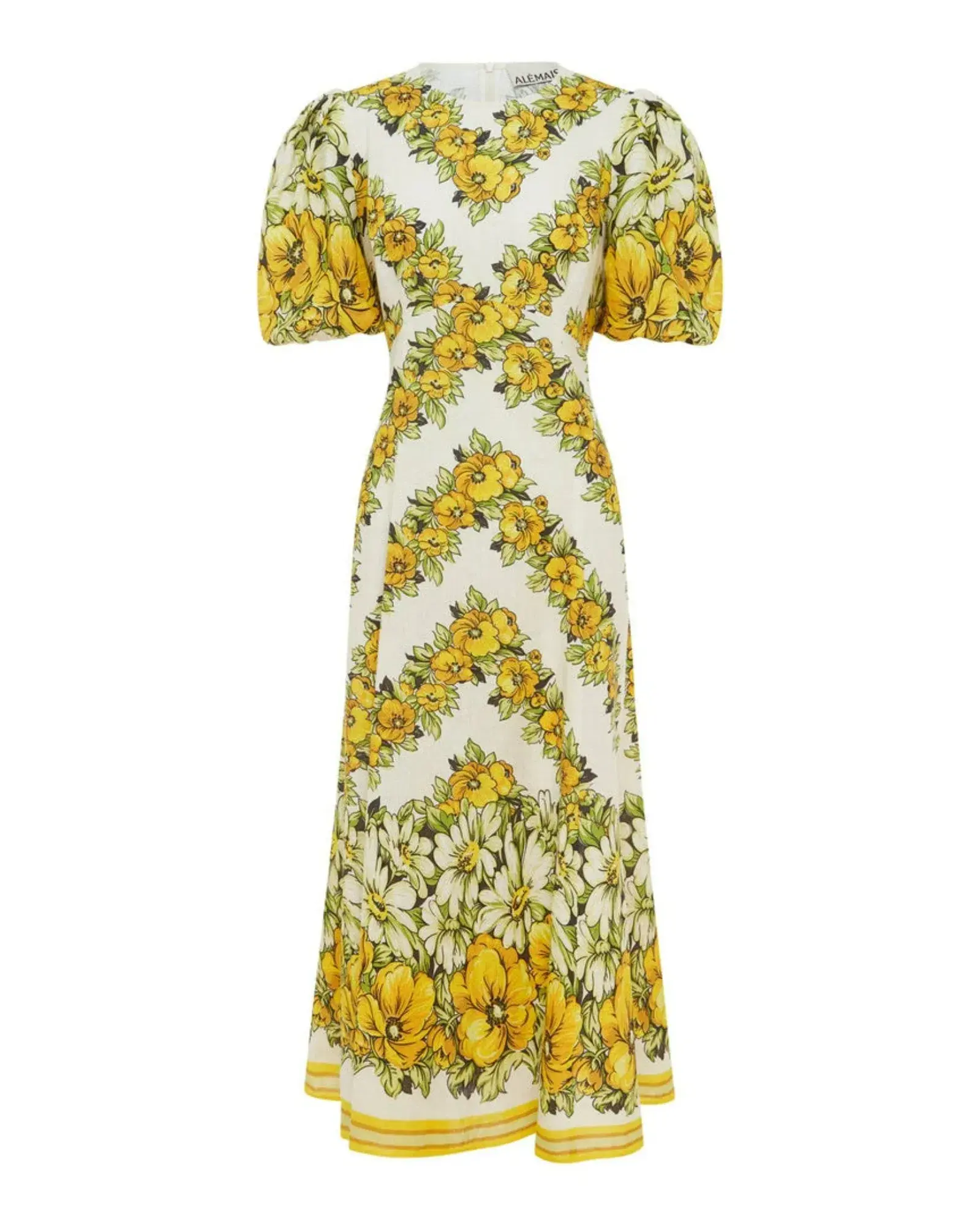 Alemais Gisela Midi Dress Print Size AU 8 - Image 4
