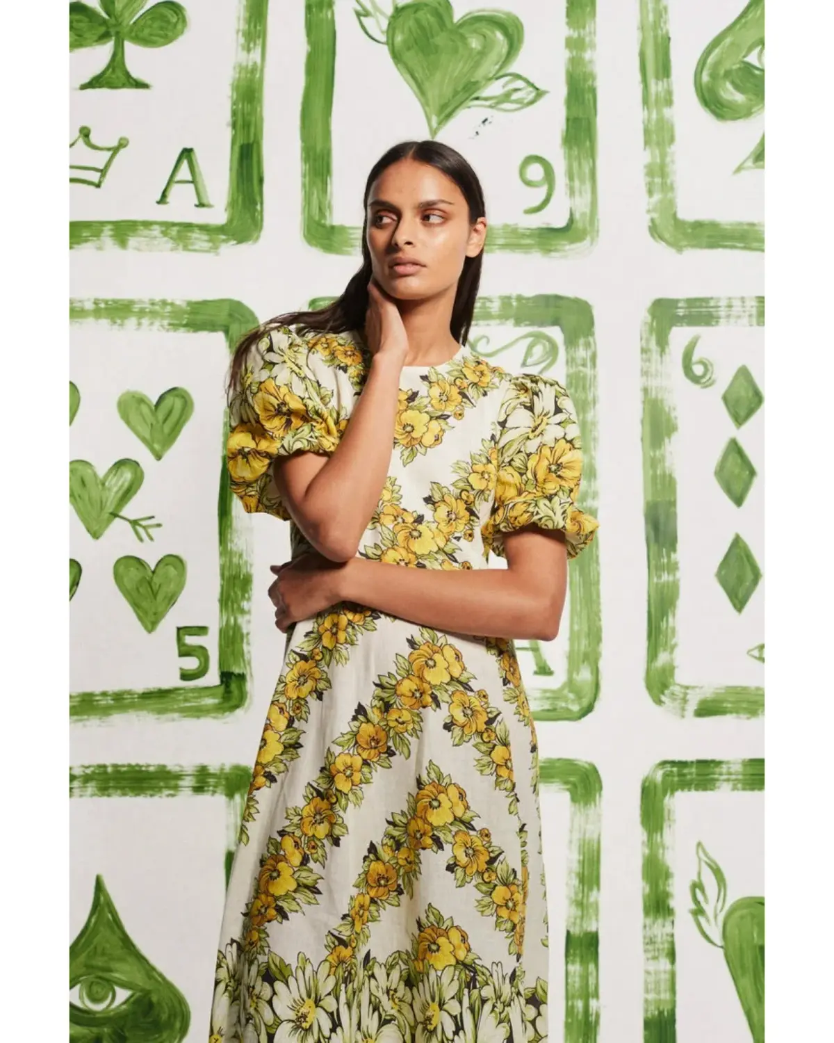 Alemais Gisela Midi Dress Print Size AU 8 - Image 2
