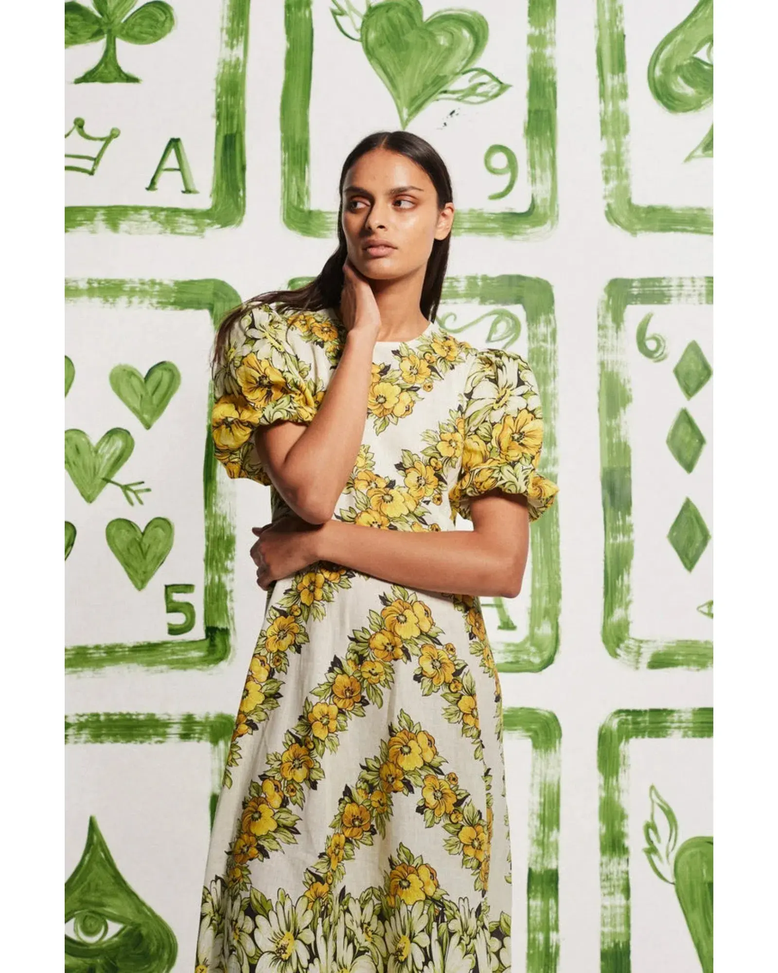 Alemais Gisela Midi Dress Print Size AU 8 - Image 2
