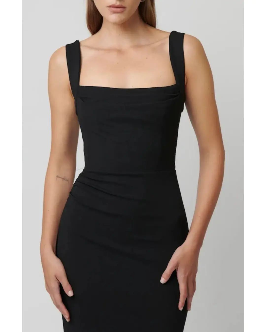 Effie Kats Marbella Gown Black Size M / AU 10  for rent on The Volte - main image