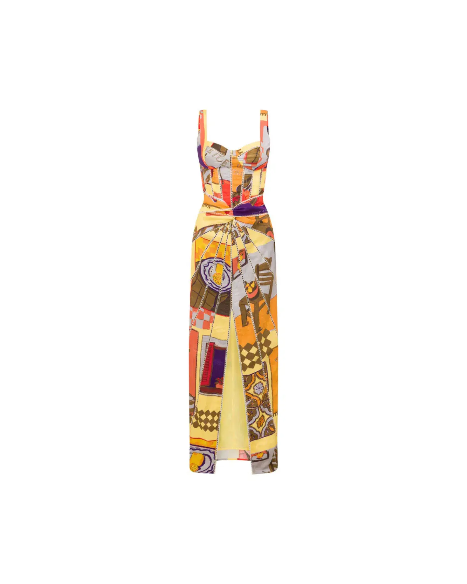 Zaco Milana Dress Villagio Yellow Size XS / AU 6 - Image 6