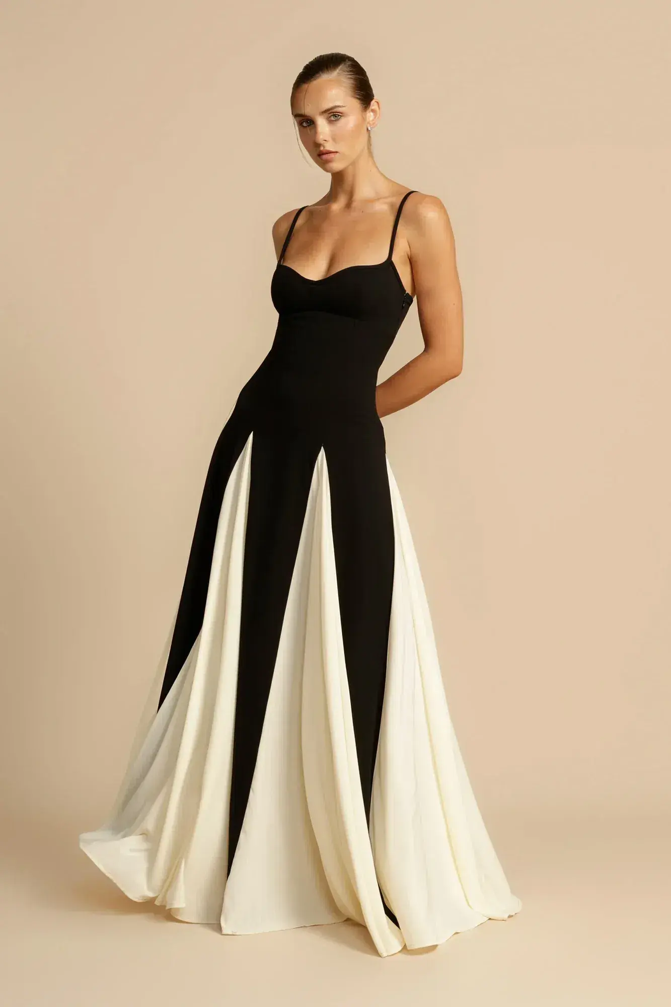 Arcina Ori Paloma Dress Black/White Size 12 - Image 2
