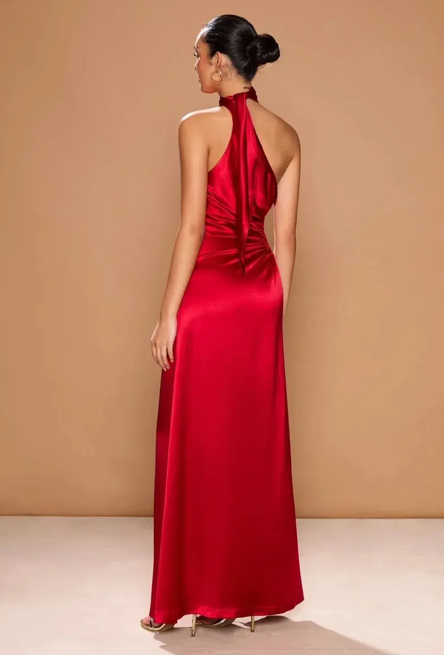 Sonya Moda Alia Dress in Sorrento Red Size 16 - Image 3