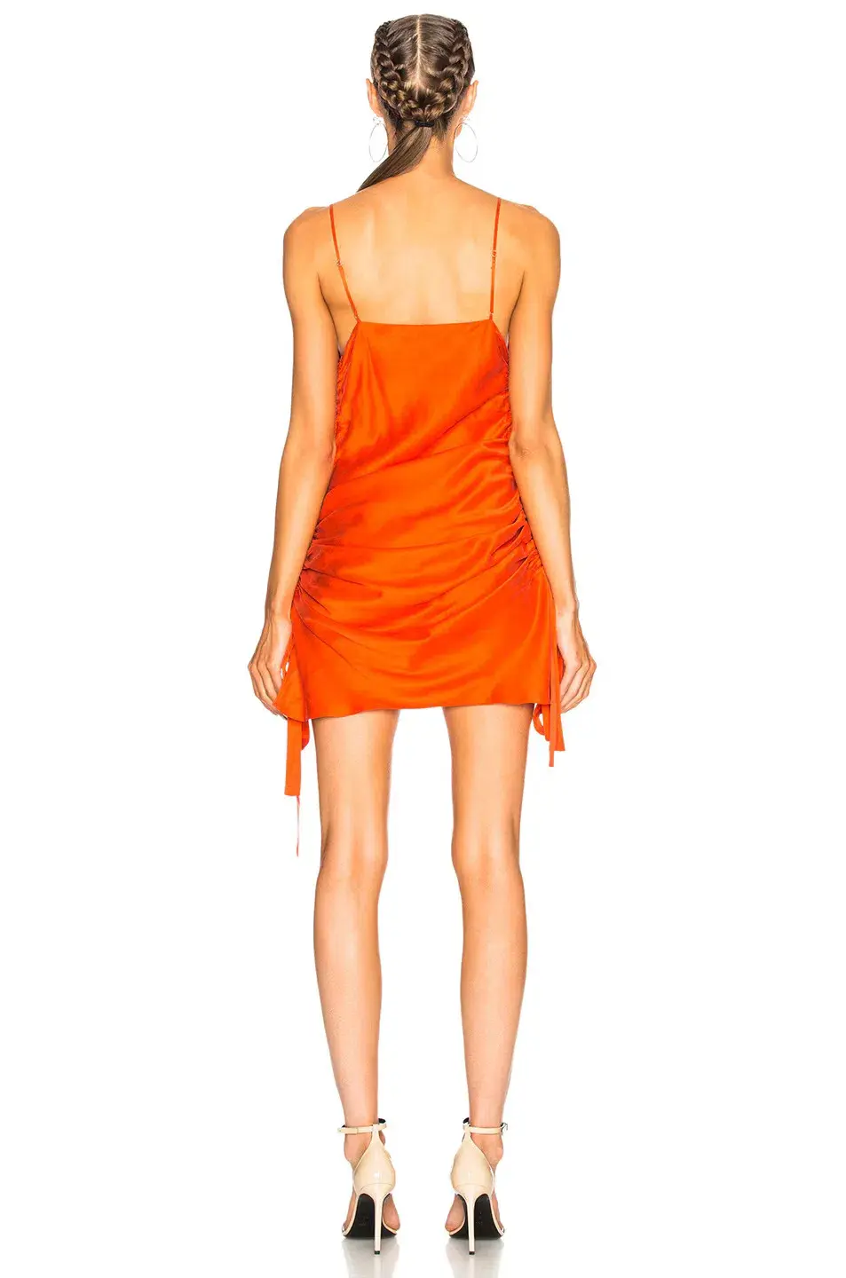 Zimmermann Ruche Slip Mini Dress Jaffa Size 8 - Image 3