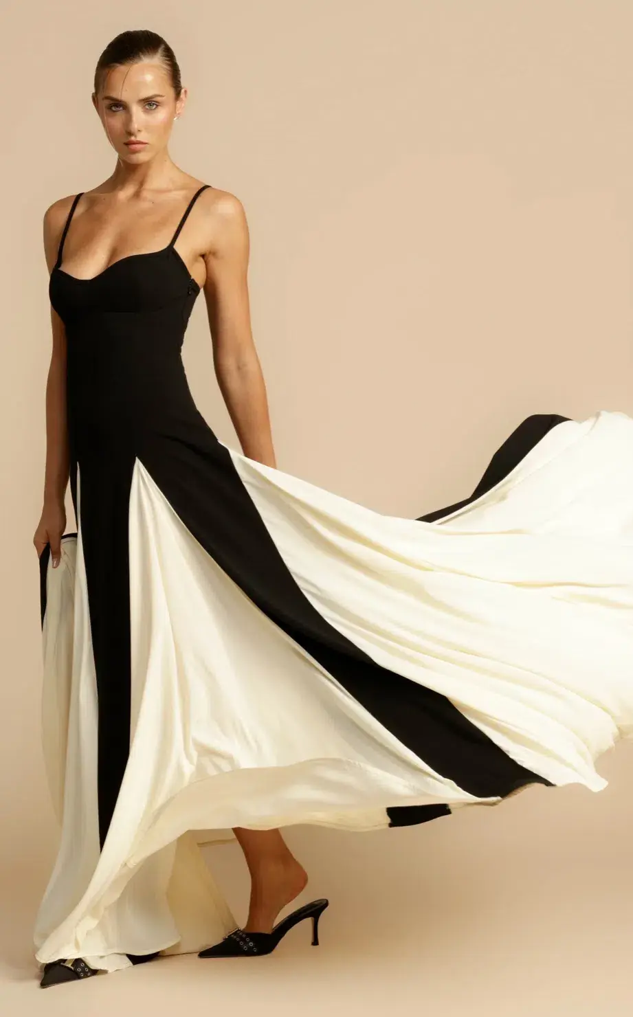 Arcina Ori Paloma Dress Black/White Size XS / 6 AU - Image 2