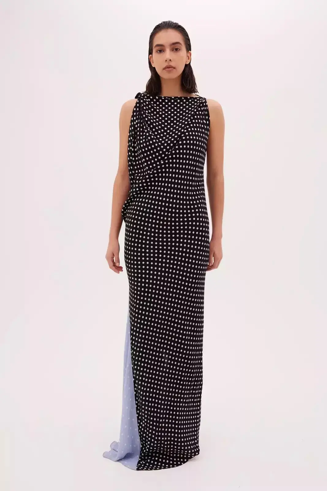 Bianca Spender Spotted Atomica Gown Black/White Size 12  - Image 1