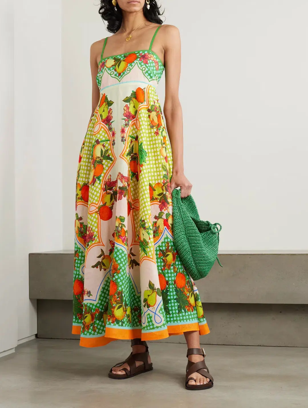 Alemais Lemonis Sundress Multi Size 12 - Image 1