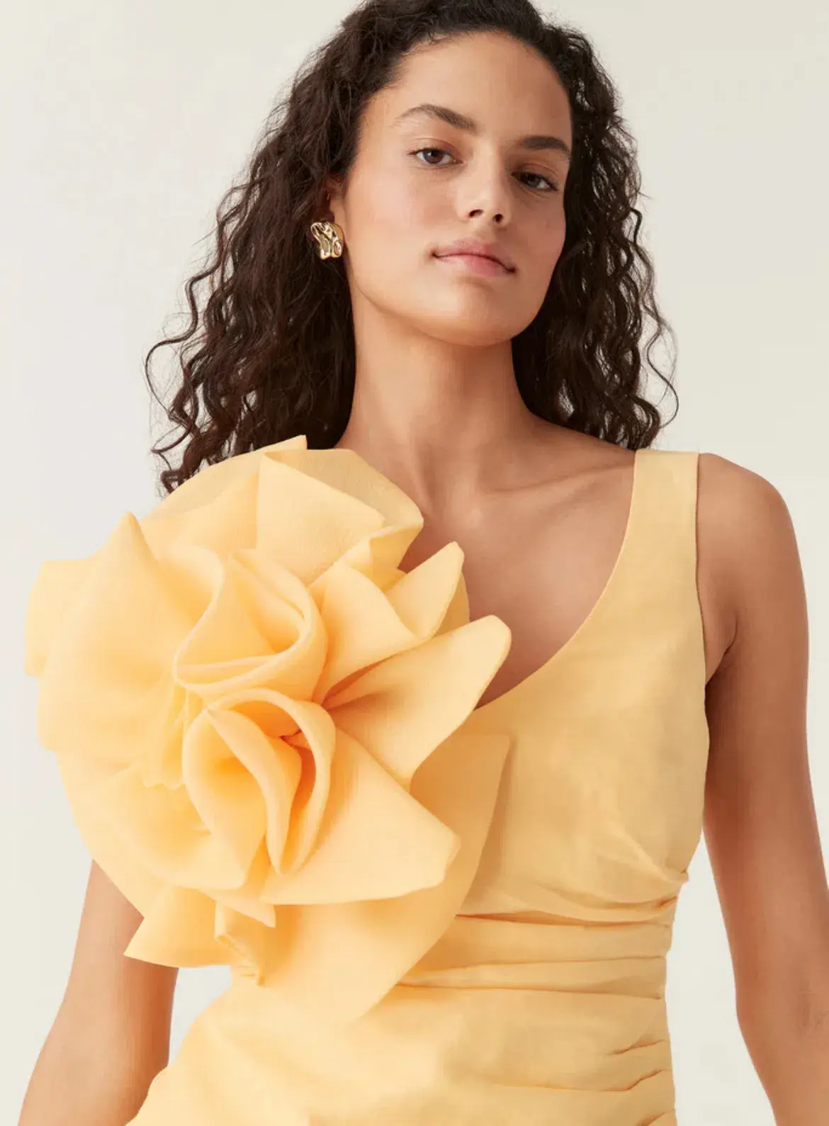 Aje Energy Mini Dress in Marigold Size 8  - Image 3