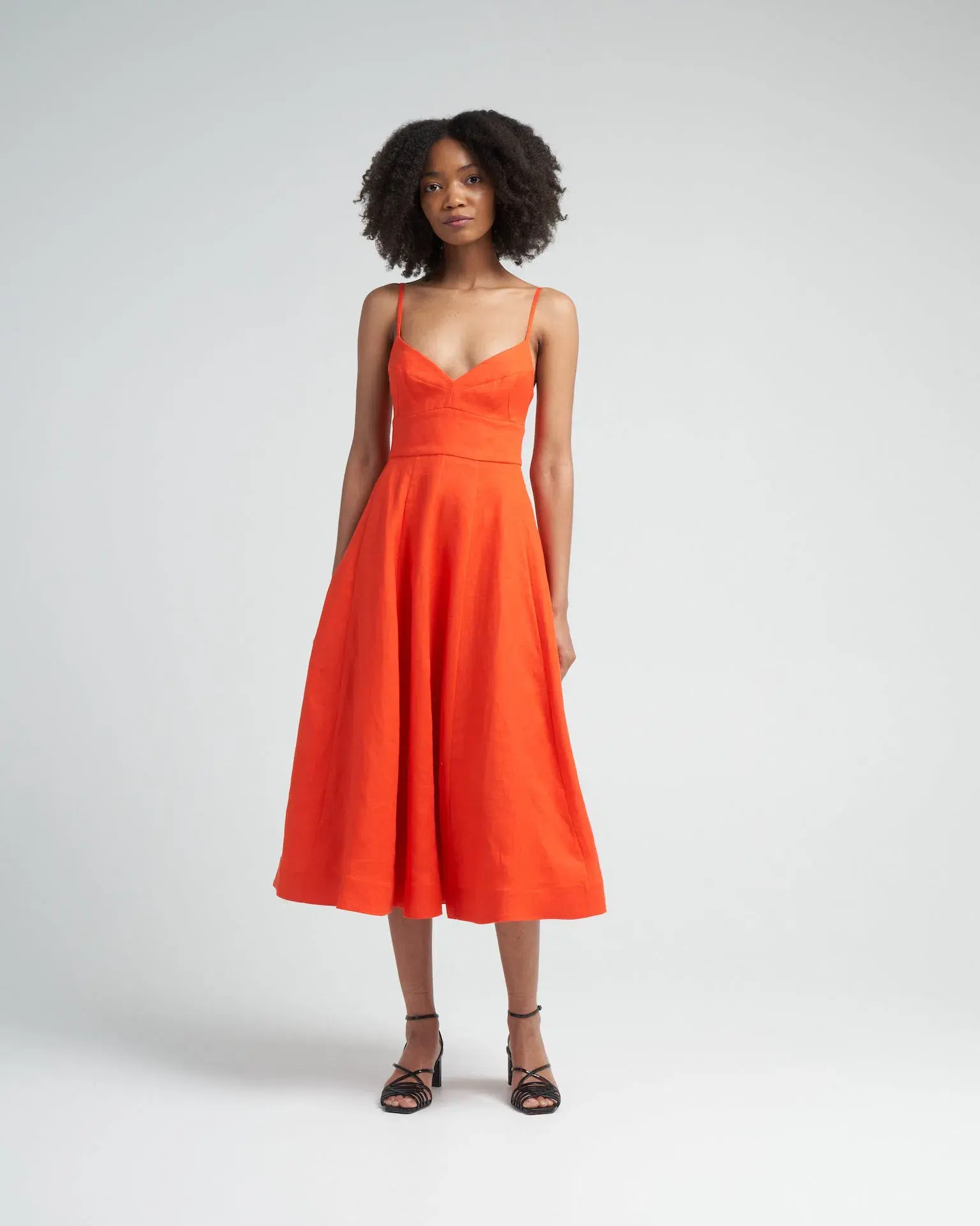 Zimmermann Wonderland Picnic MIdi Dress in Red Size  - Image 1