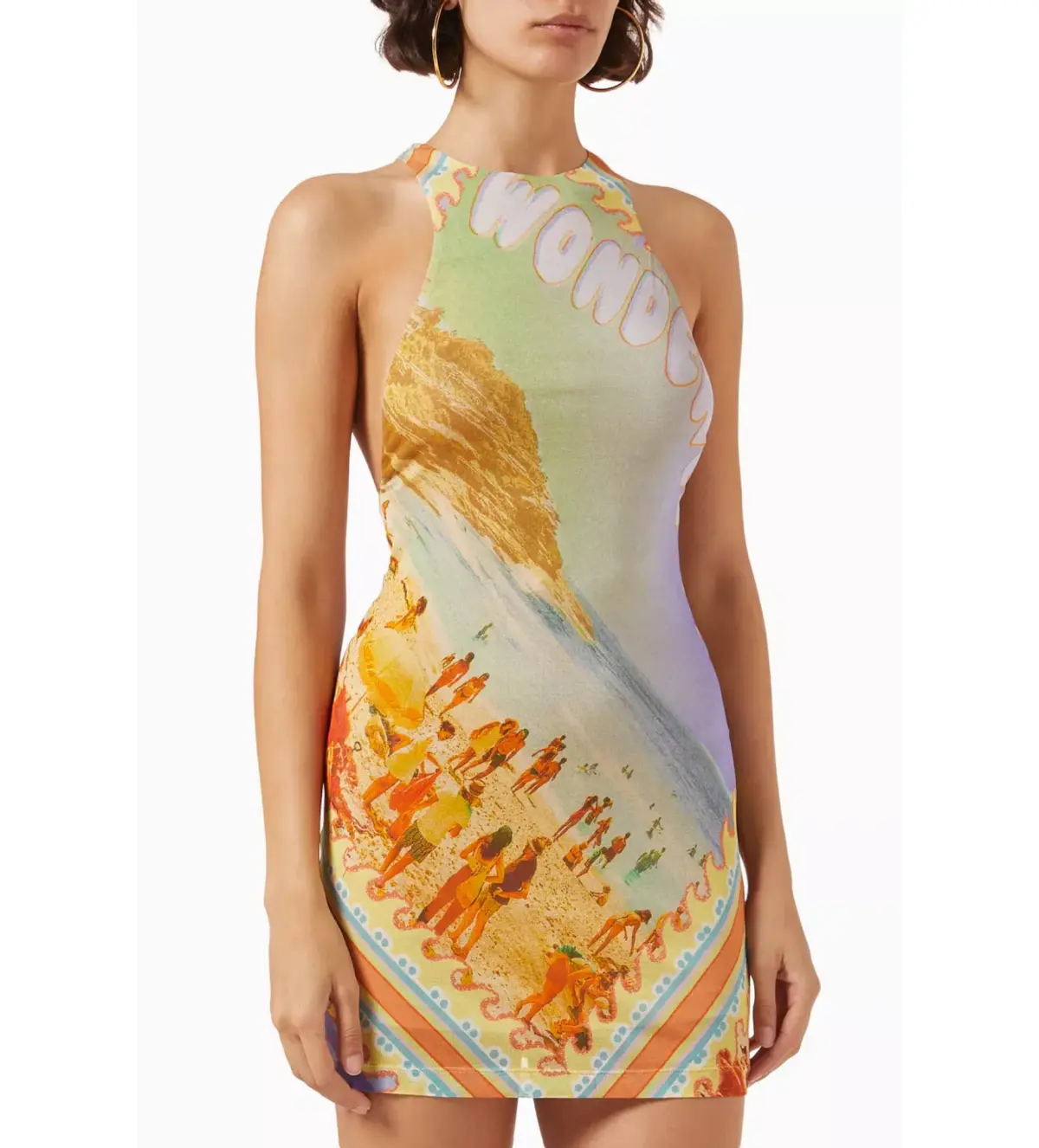 Zimmermann Tama Layered Mini Dress Multi/ Poster Print Size 0/ AU 8  - Image 3