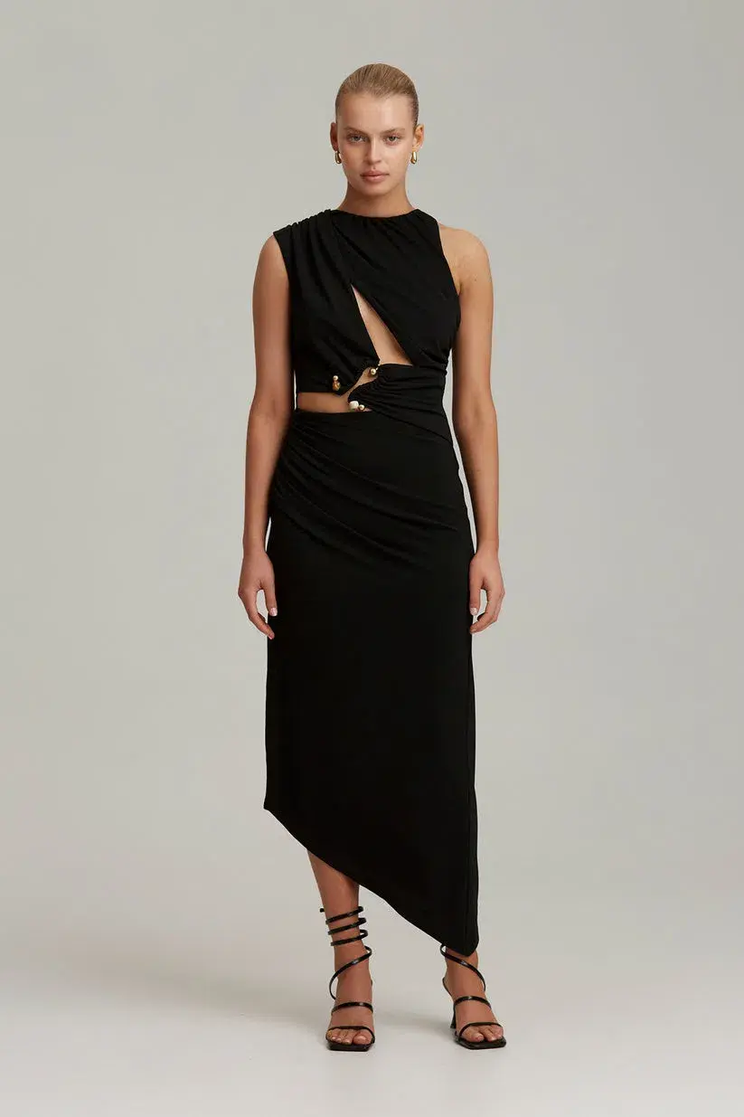 C/MEO Entropy Dress Black Size 8 - Image 1