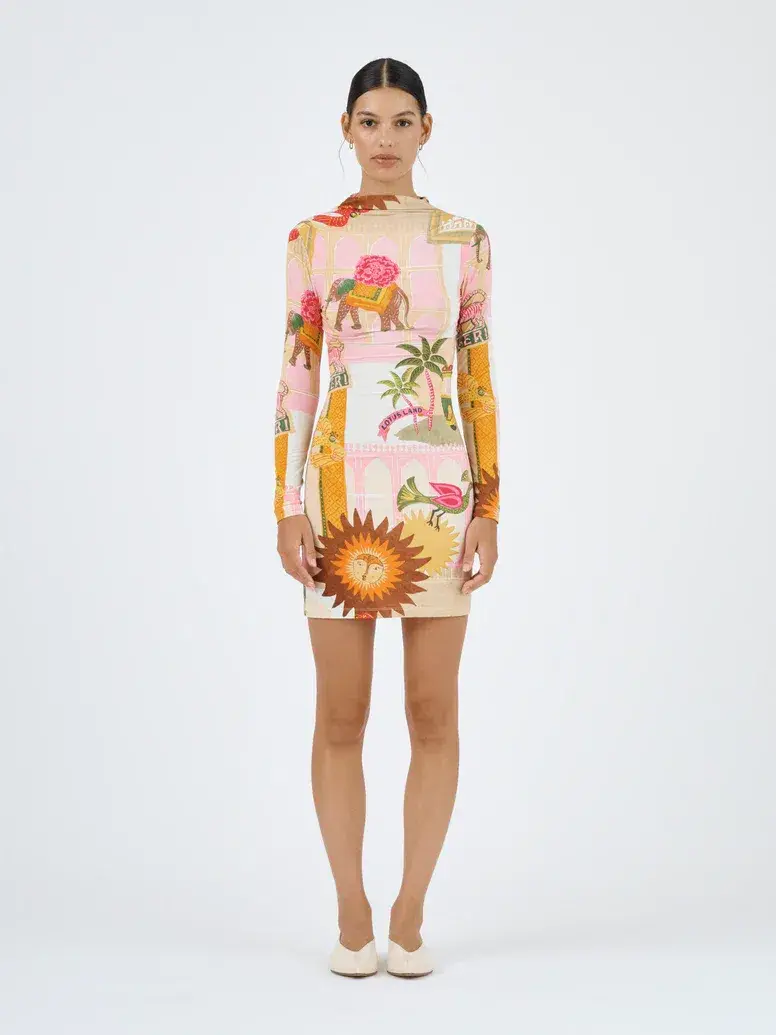Roame Goldie Mini Dress Pink City Size 1 / Au 8 - Image 1