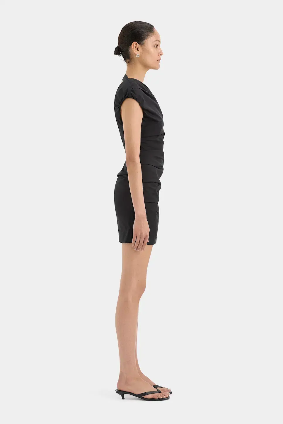Sir the Label Azul Gathered Mini Dress Black Size 1 / AU 8 - Image 4
